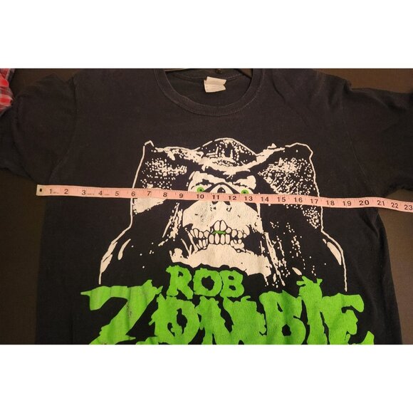 Rob Zombie It's A Deadly Nightmare Y2K Concert Shirt Medium - Picture 2 of 4